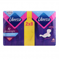 Прокладки гігієнічні Libresse Ultra Goodnight soft 16шт