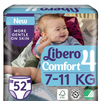 Підгузники Libero Comfort 4 7-11кг 52шт.