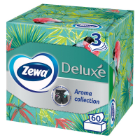 Серветки паперові косметичні Zewa Deluxe Aroma, 60 шт.