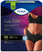 Урологічні труси для жінок TENA Lady Pants Plus M 9шт Black