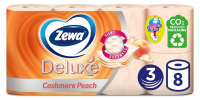 Папір туалетний Zewa Deluxe 3шар. 8шт. персик