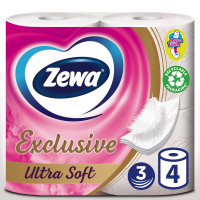 Папір туалетний Zewa Exclusive Ultra Soft 4шт.