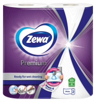 Кухонні рушники Zewa Premium паперові 2 рулони