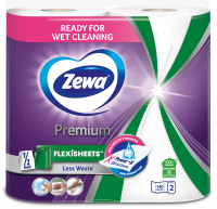 Кухонні рушники Zewa Premium Extra Long паперові 2 рулони