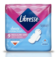 Прокладки Libresse Classic Protection Regular drai 3мм 9шт