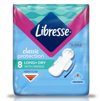 Прокладки Libresse Classic Protection Long dry 8шт