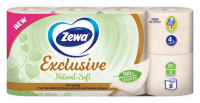 Папір туалетний Zewa Exclusive Natural Soft 4шар. 8шт.