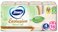 Туалетний папір Zewa Natural soft 4ш 16шт