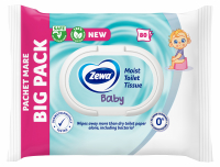 Туалетний папір Zewa Baby moist вологий 80шт