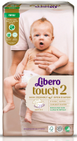 Підгузник дитячий Libero Touch 2 3-6кг 62шт
