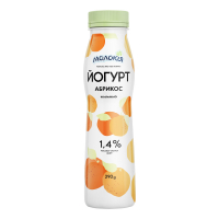 Йогурт Молокія 1,4% абрикос пет 290г