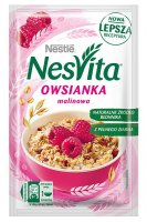 Каша Nestle Nesvita вівсяна з молоком та малиною 45г