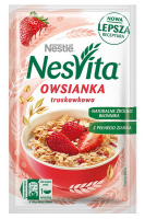 Каша Nestle Nesvita вівсяна з молоком та полуницею 45г