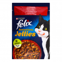 Корм Фелікс Sensation з яловичиною у желе для котів 85г