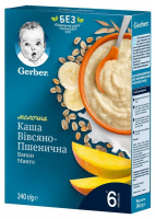 Каша Gerber молочна Вівсяно-пшенична 240г 
