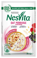 Каша Nestle Nesvita вівсяна чорна смородина та малина 35г