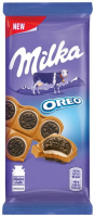 Шоколад Milka з круглим печивом Oreo 92г