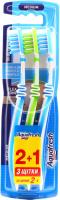 Зубна щітка Aquafresh In-Between Clean 2+1 Medium, 3 шт.