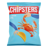 Чіпси Chipster`s зі смаком крабу 130г