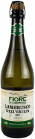 Вино напівігристе Vinicola Decordi Fiore di Cremona Lambrusco Dell`Emilia IGT Bianco біле напівсолодке 0,75л 8%