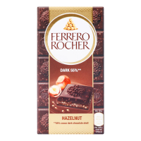 Шоколад Ferrero Rosher чорний з лісовими горіхами 90г
