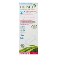 Щоденні гігієнічні прокладки Masmi Organic Ultra Thin 2в1, 24 шт.