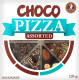 Шоколад Shoud`e Choco Pizza асорті 120г