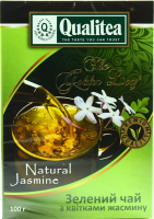 Чай Qualitea Зелений з листами жасмину 100г 