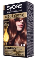 Фарба стійка для волосся Syoss Oleo Intense Без аміаку №6-80 Золотистий Русявий