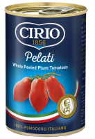 Томати Cirio Pelati очищені в томатному соку ж/б 400г