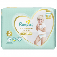 Памперси Pampers Premium care трусики 5 12*17кг 34шт