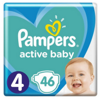 Підгузники-трусики Pampers Active Baby Maxi 4 9-14кг 46шт.