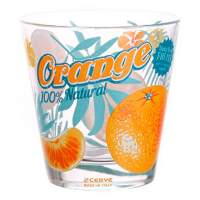 Склянка Cerve 250мл низька Orange R04294