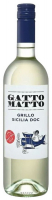 Вино Gatto Matto Grillo Sicilia DOC біле сухе 0,75л