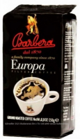 Кава Barbera Europa смажена мелена 250г