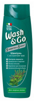 Шампунь для жирного волосся Wash & Go 5в1 з екстрактами трав, 400 мл