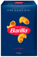 Макарони Barilla Pipe Rigate №91 500г
