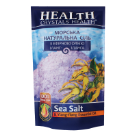 Сіль морська натуральна для ванн Crystals Health Іланг-іланг, 500 г