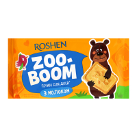 Печиво Roshen Zoo-Boom з молоком 68г х60