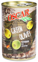 Оливки Oscar зелені ж/б 400г