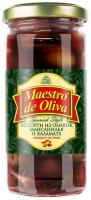 Оливки Maestro de Oliva з/к Коктейль з каламата скло 240г