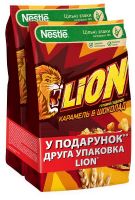 Сніданок Nestle Lion Карамель та шоколад 2*250г