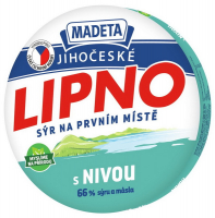 Сир плавлений Madeta Lipno з блак.плісн.60% 8*17,5г