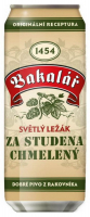 Пиво Bakalar Dry hopped Lager ж/б 0,5л