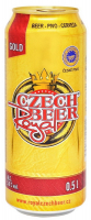 Пиво Czech Beer Royal Gold світле 5% ж/б 0,5л
