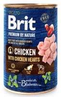 Корм Brit Premium by nature для собак з куркою 400г 