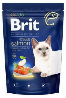 Корм Brit Premium для котів Adult з лососем 1.5 кг