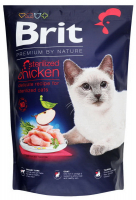 Корм Brit для котів sterilized chicken 1.5кг