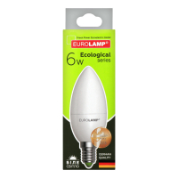 Лампа Eurolamp 6W E14 LED-CL-06144(P) х6