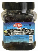 Маслини Fimtad в`ялені чорні з\к 450г